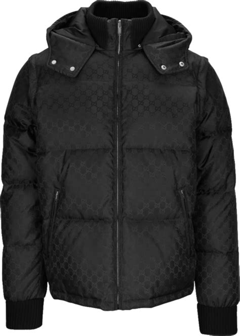 gucci line red jacket|gucci black puffer jacket.